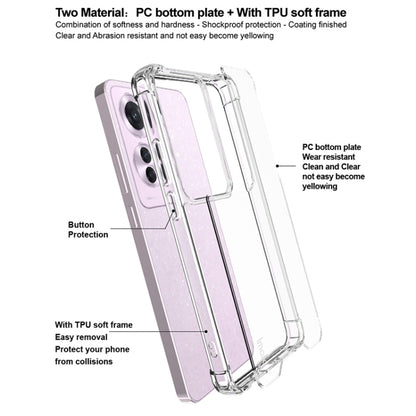 For OPPO Reno11 A / Reno11 PJH110 IMAK Space Shield PC + TPU Airbag Shockproof Phone Case(Transparent) - Reno11 Cases by imak | Online Shopping South Africa | PMC Jewellery | Buy Now Pay Later Mobicred