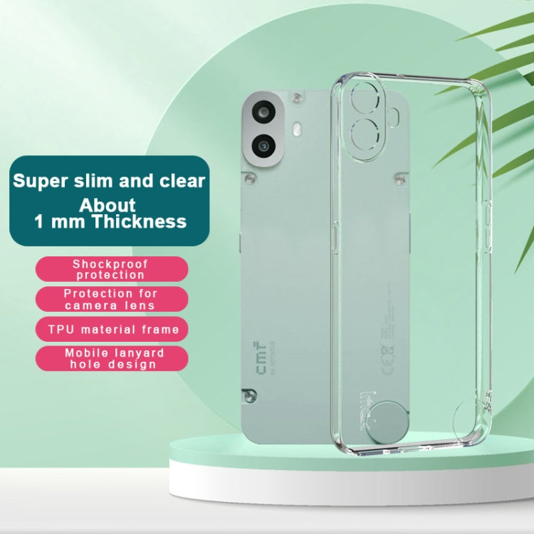 For Nothing CMF Phone 1 imak UX-5 Series Transparent Shockproof TPU Protective Case(Transparent) - More Brand by imak | Online Shopping South Africa | PMC Jewellery | Buy Now Pay Later Mobicred