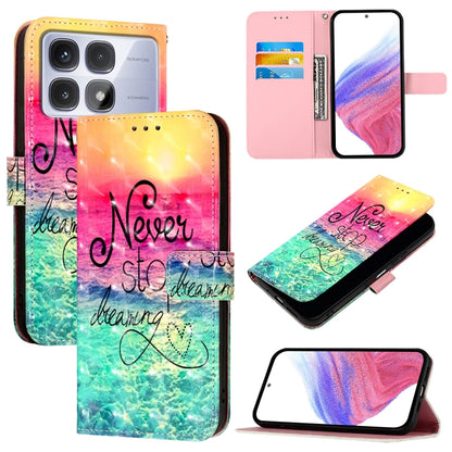 For Redmi K70 Ultra 5G Global 3D Painting Horizontal Flip Leather Phone Case(Chasing Dreams) - Xiaomi Cases by PMC Jewellery | Online Shopping South Africa | PMC Jewellery | Buy Now Pay Later Mobicred