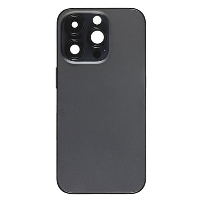 For iPhone 14 Pro Battery Back Cover with Side Keys & Card Tray, Version:CE EU Version(Black) - Back Cover by PMC Jewellery | Online Shopping South Africa | PMC Jewellery | Buy Now Pay Later Mobicred