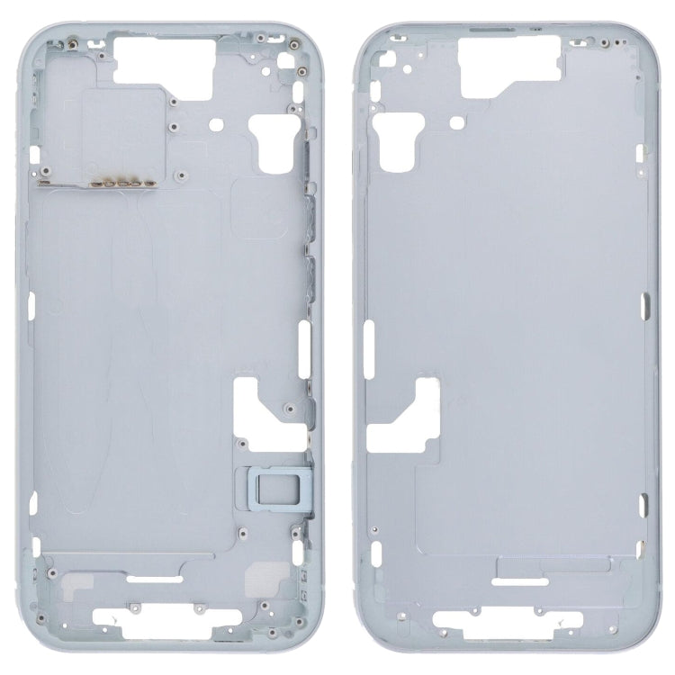 For iPhone 15 Middle Frame Bezel Plate with Side Keys + Card Tray, Version:CE EU Version(Blue) - LCD Related Parts by PMC Jewellery | Online Shopping South Africa | PMC Jewellery | Buy Now Pay Later Mobicred