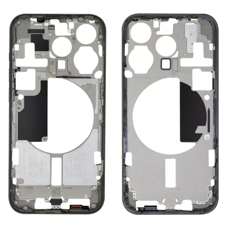 For iPhone 15 Pro Middle Frame Bezel Plate with Side Keys + Card Tray, Version:US Version(Black) - LCD Related Parts by PMC Jewellery | Online Shopping South Africa | PMC Jewellery | Buy Now Pay Later Mobicred