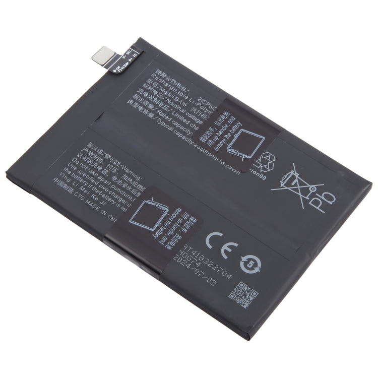 For vivo iQOO Neo6 B-U6 4700mAh Li-Polymer Battery Replacement - For vivo by PMC Jewellery | Online Shopping South Africa | PMC Jewellery | Buy Now Pay Later Mobicred