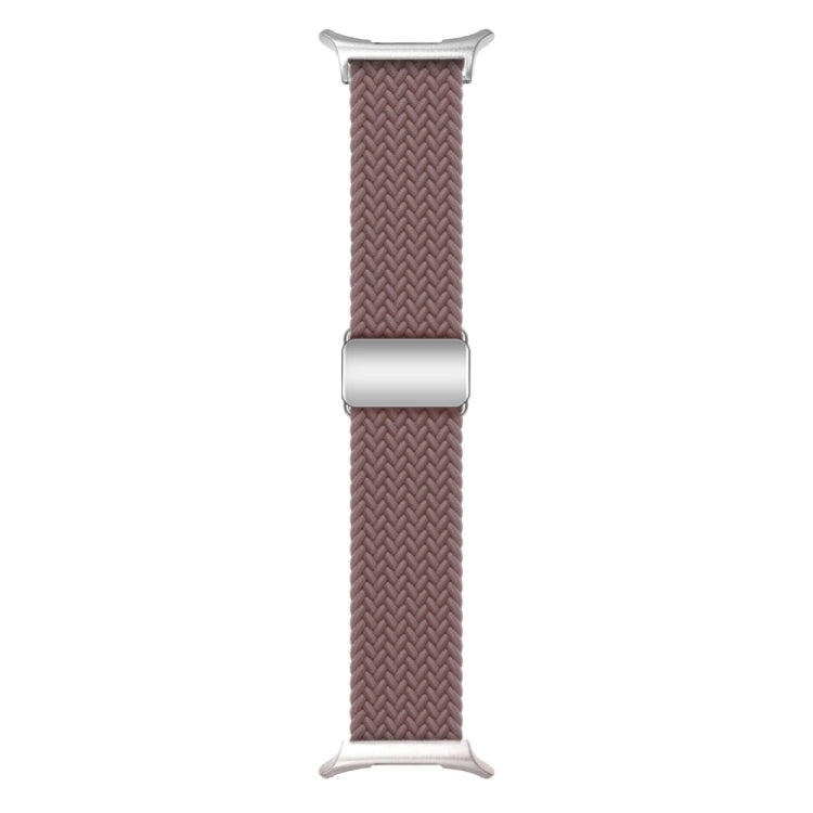 For Samsung Galaxy Watch Ultra 47mm Nylon Loop Magnetic Buckle Watch Band(Smoke Purple) - Watch Bands by PMC Jewellery | Online Shopping South Africa | PMC Jewellery | Buy Now Pay Later Mobicred