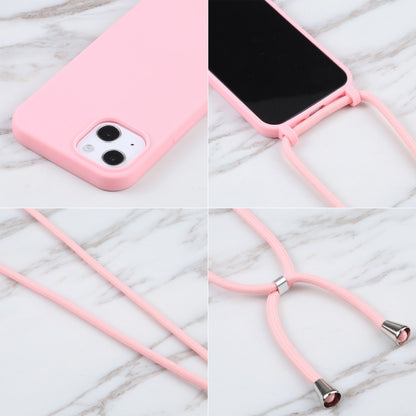 For iPhone 16 Pro Candy Colors TPU Protective Phone Case with Lanyard (Pink) - iPhone 16 Pro Cases by PMC Jewellery | Online Shopping South Africa | PMC Jewellery | Buy Now Pay Later Mobicred