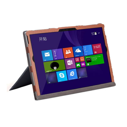 For Microsoft Surface Book 3 / 2 / 1 13.5 inch PU Leather Laptop Protective Case with Screen Stand(Brown) - 13.3 inch by PMC Jewellery | Online Shopping South Africa | PMC Jewellery | Buy Now Pay Later Mobicred