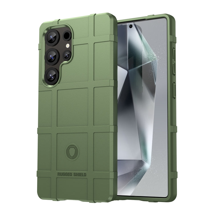 For Samsung Galaxy S25 Ultra 5G Full Coverage Shockproof TPU Phone Case(Green) - Galaxy S25 Ultra 5G Cases by PMC Jewellery | Online Shopping South Africa | PMC Jewellery | Buy Now Pay Later Mobicred