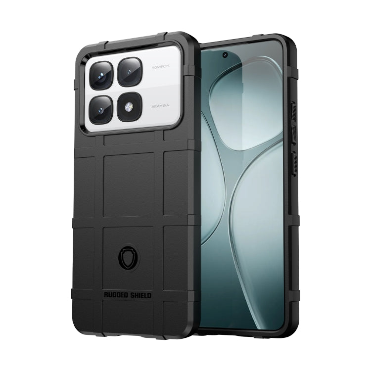 For Redmi K70 Ultra Full Coverage Shockproof TPU Phone Case(Black) - Xiaomi Cases by PMC Jewellery | Online Shopping South Africa | PMC Jewellery | Buy Now Pay Later Mobicred