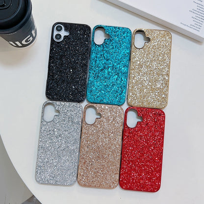 For iPhone 16 Plus Glitter Powder Shockproof TPU Phone Case(Silver) - iPhone 16 Plus Cases by PMC Jewellery | Online Shopping South Africa | PMC Jewellery | Buy Now Pay Later Mobicred