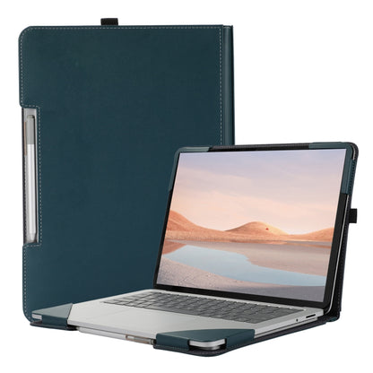 For Microsoft Surface Laptop Studio 2 Vegan Leather Laptop Protective Case(Dark Green) - Screen & Keyboard Cover by PMC Jewellery | Online Shopping South Africa | PMC Jewellery | Buy Now Pay Later Mobicred