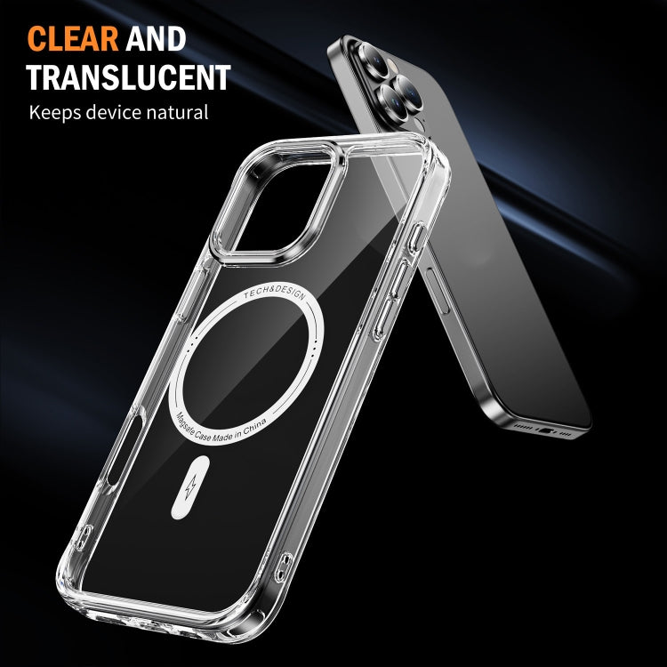 For iPhone 16 Pro Airbag Magsafe PC Hybrid TPU Phone Case(Transparent) - iPhone 16 Pro Cases by PMC Jewellery | Online Shopping South Africa | PMC Jewellery | Buy Now Pay Later Mobicred