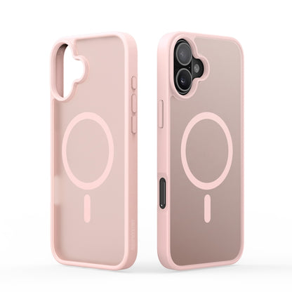 For iPhone 16 Plus DUX DUCIS Yind Series MagSafe TPU Hybrid PC Phone Case(Light Pink) - iPhone 16 Plus Cases by DUX DUCIS | Online Shopping South Africa | PMC Jewellery | Buy Now Pay Later Mobicred