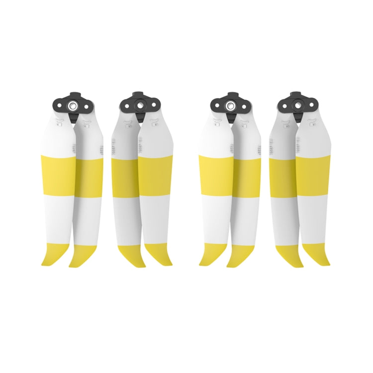 2 Pairs Sunnylife 7238F-2C For DJI Mavic Air 2 Double-sided Two-color Low Noise Quick-release Propellers(Yellow White) - DIY Propeller by Sunnylife | Online Shopping South Africa | PMC Jewellery | Buy Now Pay Later Mobicred