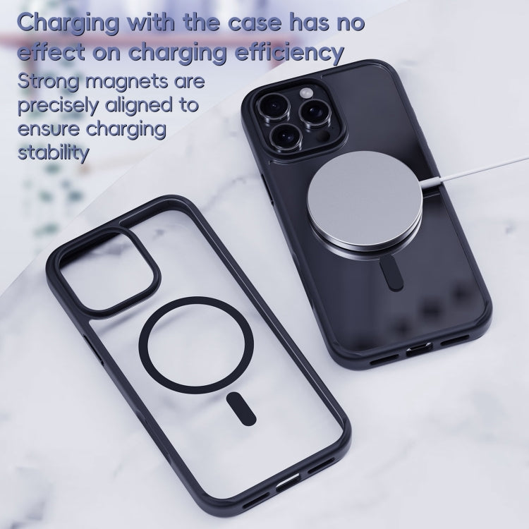 For iPhone 16 Pro Ming Shield Series MagSafe Magnetic Phone Case(Grey) - iPhone 16 Pro Cases by PMC Jewellery | Online Shopping South Africa | PMC Jewellery | Buy Now Pay Later Mobicred