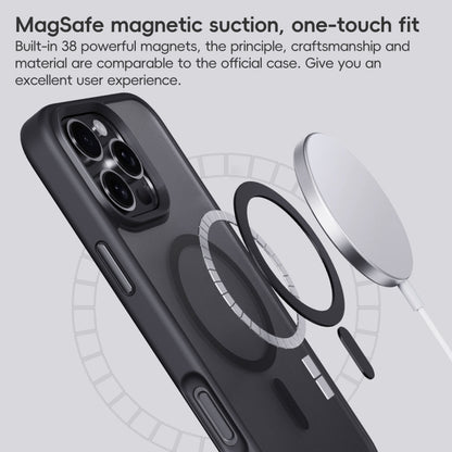 For iPhone 16 Pro Frosted MagSafe Magnetic Phone Case(Black) - iPhone 16 Pro Cases by PMC Jewellery | Online Shopping South Africa | PMC Jewellery | Buy Now Pay Later Mobicred