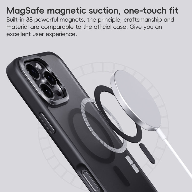 For iPhone 16 Pro Frosted MagSafe Magnetic Phone Case(Puprle) - iPhone 16 Pro Cases by PMC Jewellery | Online Shopping South Africa | PMC Jewellery | Buy Now Pay Later Mobicred