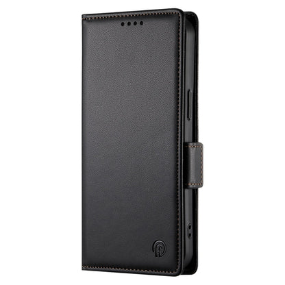 For Redmi K70 Ultra Side Buckle Magnetic Frosted Leather Phone Case(Black) - Xiaomi Cases by PMC Jewellery | Online Shopping South Africa | PMC Jewellery | Buy Now Pay Later Mobicred