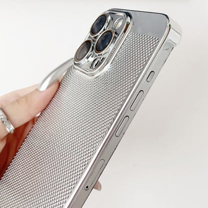 For iPhone 15 Plus Electroplated PC Frameless Cooling Phone Case(Silver) - iPhone 15 Plus Cases by PMC Jewellery | Online Shopping South Africa | PMC Jewellery | Buy Now Pay Later Mobicred