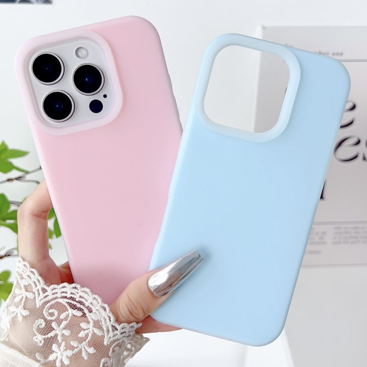 For iPhone 16 PC Hybrid Liquid Silicone Jelly Phone Case(White) - iPhone 16 Cases by PMC Jewellery | Online Shopping South Africa | PMC Jewellery | Buy Now Pay Later Mobicred