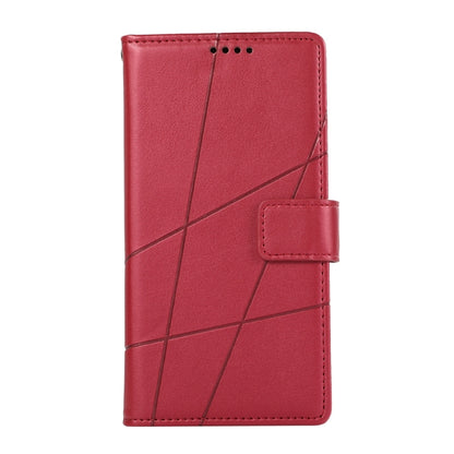 For Redmi K70 Ultra PU Genuine Leather Texture Embossed Line Phone Case(Red) - Xiaomi Cases by PMC Jewellery | Online Shopping South Africa | PMC Jewellery | Buy Now Pay Later Mobicred