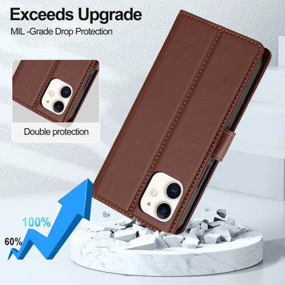 For iPhone 11 LC.IMEEKE L2 Series Detachable Magsafe PU Phone Case with Lanyard(Brown) - iPhone 11 Cases by LC.IMEEKE | Online Shopping South Africa | PMC Jewellery | Buy Now Pay Later Mobicred