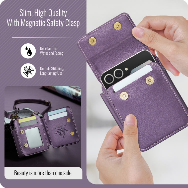 For Samsung Z Flip Series CaseMe Me50 Mini Lanyard Universal Bag(Purple) - Galaxy Z Flip6 5G Cases by CaseMe | Online Shopping South Africa | PMC Jewellery | Buy Now Pay Later Mobicred