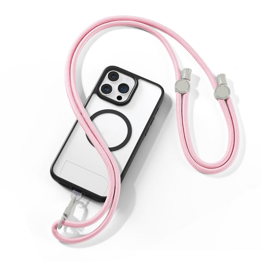 DUX DUCIS Plaz Crossbody Neck Strap Anti-lost Phone Lanyard(Light Pink) - Lanyards & Wrist Straps by DUX DUCIS | Online Shopping South Africa | PMC Jewellery | Buy Now Pay Later Mobicred