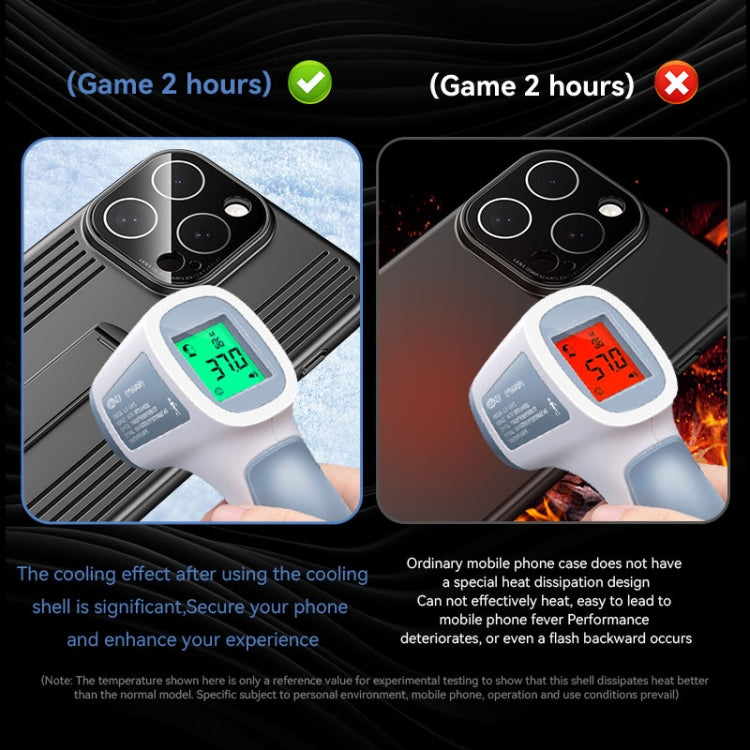 For iPhone 16 Pro Extraordinary Cooling Holder Phone Case(Titanium) - iPhone 16 Pro Cases by PMC Jewellery | Online Shopping South Africa | PMC Jewellery | Buy Now Pay Later Mobicred