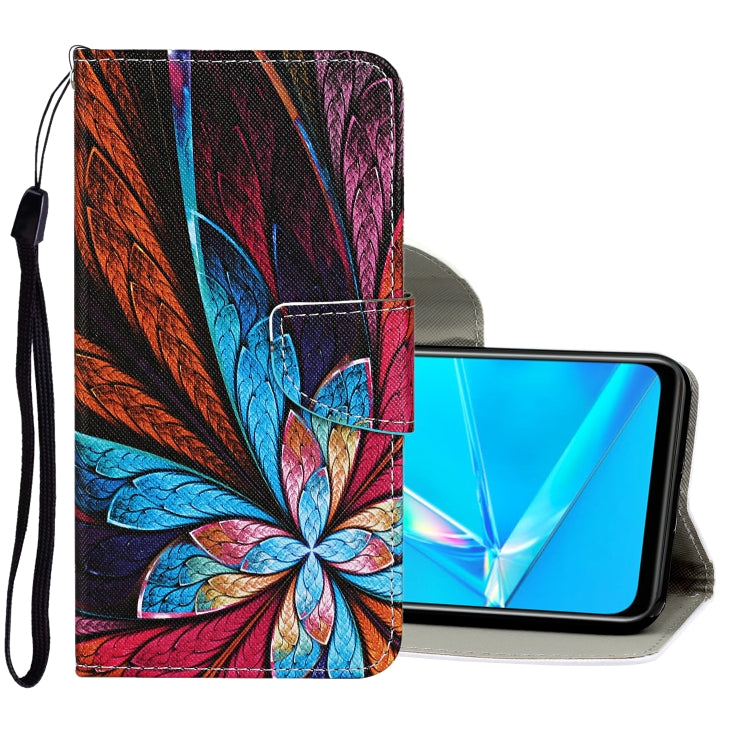 For OPPO Realme 6i Colored Drawing Pattern Horizontal Flip Leather Case with Holder & Card Slots & Wallet(Oil Painting) - Realme Cases by PMC Jewellery | Online Shopping South Africa | PMC Jewellery | Buy Now Pay Later Mobicred