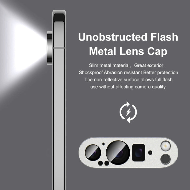 For Google Pixel 9 Pro IMAK Metal Armor Premium Camera Protector Film(Silver) - Other by imak | Online Shopping South Africa | PMC Jewellery | Buy Now Pay Later Mobicred