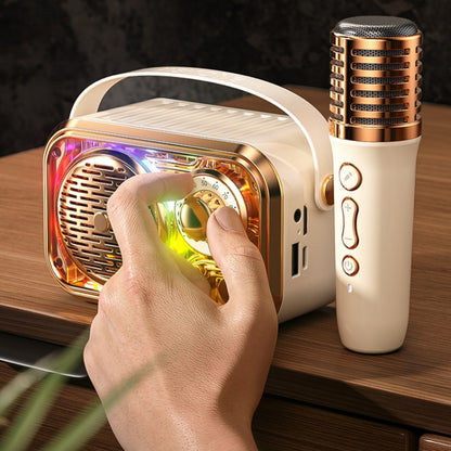 WK WD-03 Honey Portable Mini Bluetooth Speaker with RGB Light(Beige) - Mini Speaker by WK | Online Shopping South Africa | PMC Jewellery | Buy Now Pay Later Mobicred