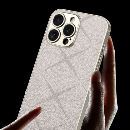 For iPhone 16 Pro GKK Asterism Metal Paint Skin Feel Leather Full Coverage Phone Case(Mountain Gray) - iPhone 16 Pro Cases by GKK | Online Shopping South Africa | PMC Jewellery | Buy Now Pay Later Mobicred