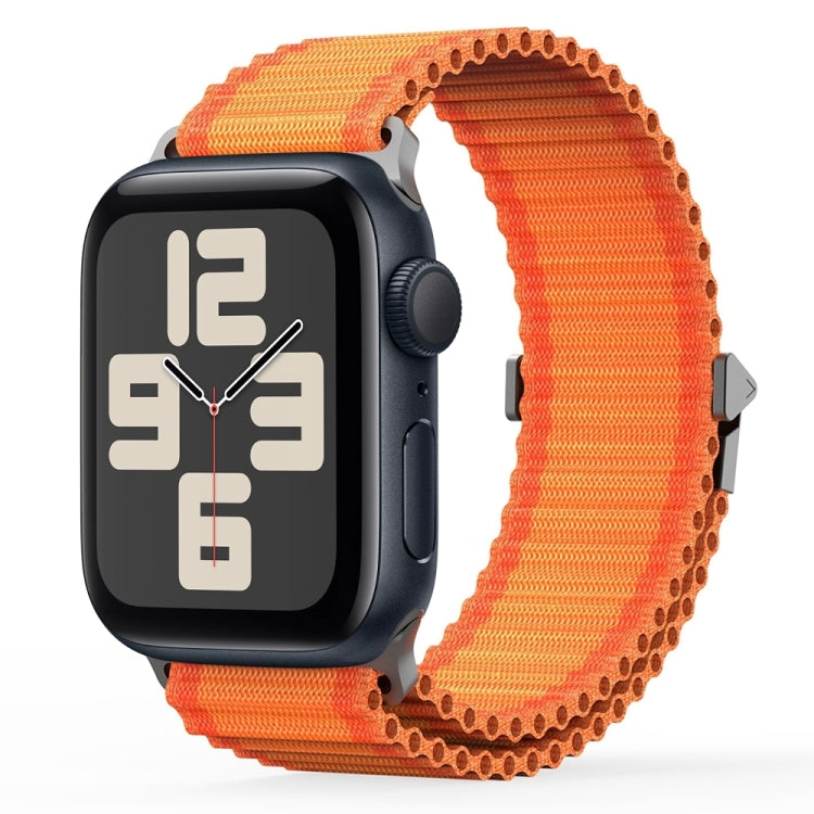 For Apple Watch SE 2023 44mm DUX DUCIS YC Series Ocean Nylon Watch Band(Orange) - Watch Bands by DUX DUCIS | Online Shopping South Africa | PMC Jewellery | Buy Now Pay Later Mobicred