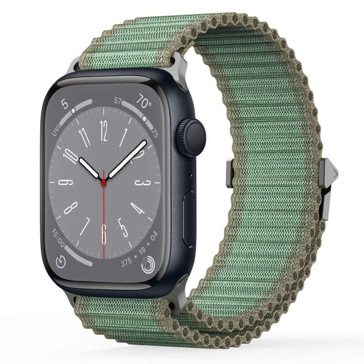 For Apple Watch Series 8 41mm DUX DUCIS YC Series Ocean Nylon Watch Band(Green) - Watch Bands by DUX DUCIS | Online Shopping South Africa | PMC Jewellery | Buy Now Pay Later Mobicred