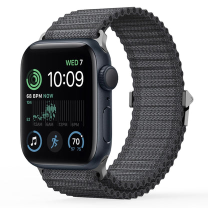 For Apple Watch SE 2022 40mm DUX DUCIS YC Series Ocean Nylon Watch Band(Dark Grey) - Watch Bands by DUX DUCIS | Online Shopping South Africa | PMC Jewellery | Buy Now Pay Later Mobicred