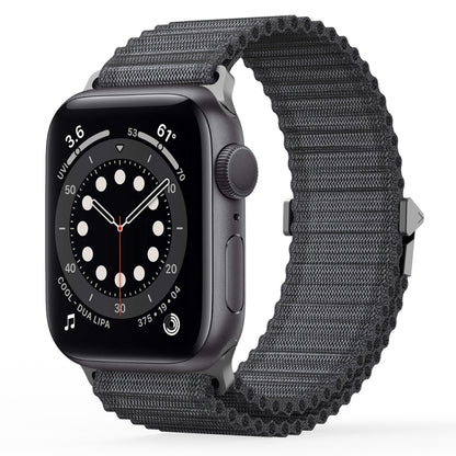 For Apple Watch Series 6 40mm DUX DUCIS YC Series Ocean Nylon Watch Band(Dark Grey) - Watch Bands by DUX DUCIS | Online Shopping South Africa | PMC Jewellery | Buy Now Pay Later Mobicred