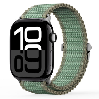 For Apple Watch Series 10 42mm DUX DUCIS YC Series Ocean Nylon Watch Band(Green) - Watch Bands by DUX DUCIS | Online Shopping South Africa | PMC Jewellery | Buy Now Pay Later Mobicred