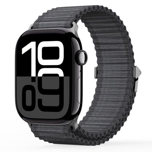 For Apple Watch Series 10 42mm DUX DUCIS YC Series Ocean Nylon Watch Band(Dark Grey) - Watch Bands by DUX DUCIS | Online Shopping South Africa | PMC Jewellery | Buy Now Pay Later Mobicred