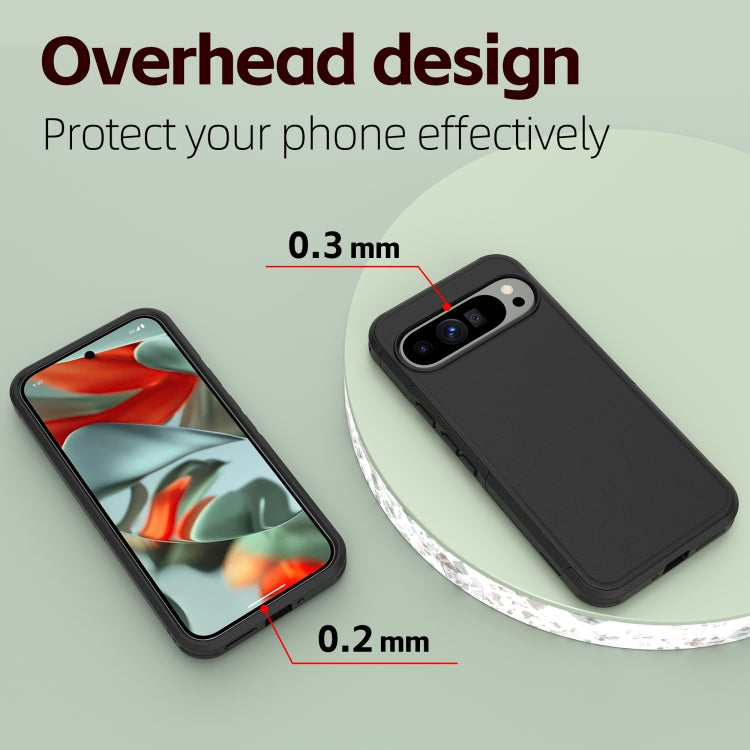 For Google Pixel 9 Pro XL RedPepper Armor PC Hybrid TPU Phone Case(Black) - Google Cases by RedPepper | Online Shopping South Africa | PMC Jewellery | Buy Now Pay Later Mobicred