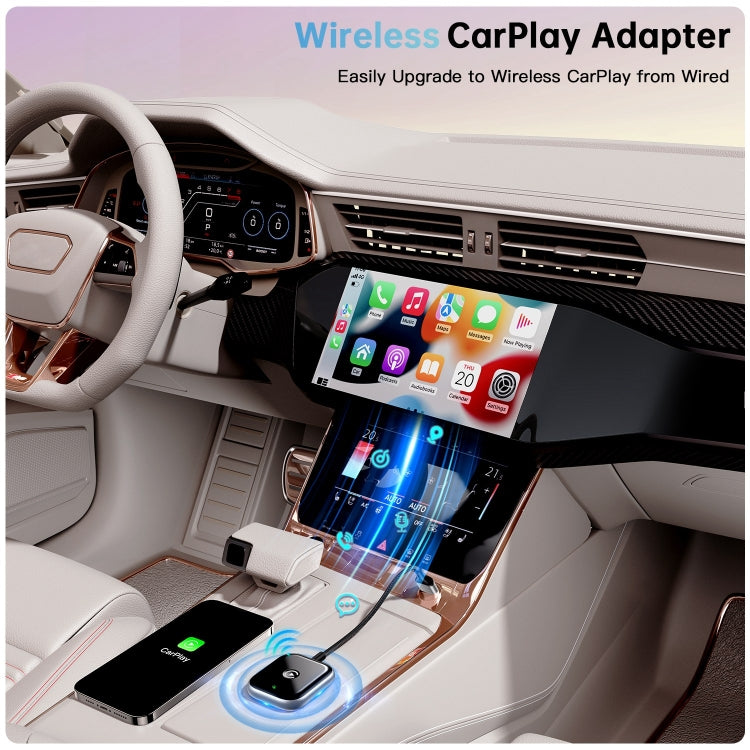 For iPhone Car Apple CarPlay Box Wired to Wireless Adapter(Black) - Bluetooth Adapters by PMC Jewellery | Online Shopping South Africa | PMC Jewellery | Buy Now Pay Later Mobicred