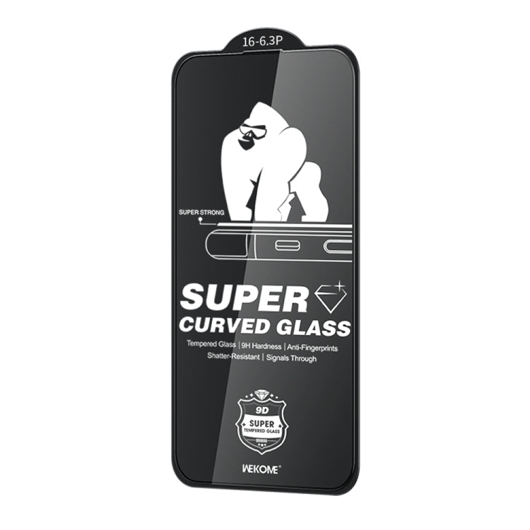 For iPhone 16 Pro WK WTP-091 King Kong 6D Curved HD Tempered Glass Film - iPhone 16 Pro Tempered Glass by WK | Online Shopping South Africa | PMC Jewellery | Buy Now Pay Later Mobicred