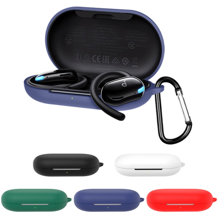 For Anker Soundcore V20i Bluetooth Earphone Silicone Protective Case(Blue) - Other Earphone Case by PMC Jewellery | Online Shopping South Africa | PMC Jewellery | Buy Now Pay Later Mobicred