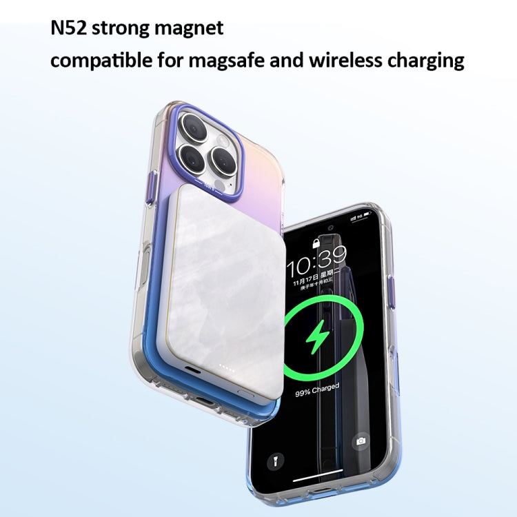 For iPhone 16 TGVIS Grace Series MagSafe Magnetic Phone Case(Colorful) - iPhone 16 Cases by TGVIS | Online Shopping South Africa | PMC Jewellery | Buy Now Pay Later Mobicred