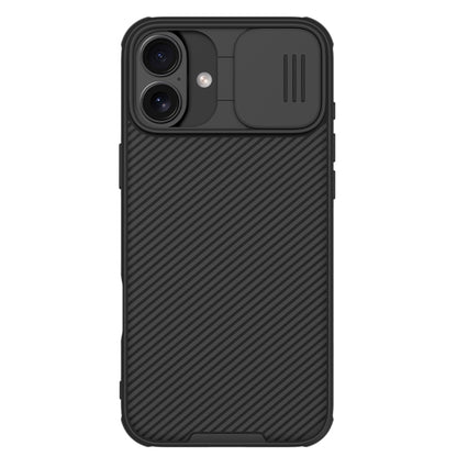 For iPhone 16 Plus NILLKIN CamShield Pro Magnetic PC Phone Case(Black) - iPhone 16 Plus Cases by NILLKIN | Online Shopping South Africa | PMC Jewellery | Buy Now Pay Later Mobicred