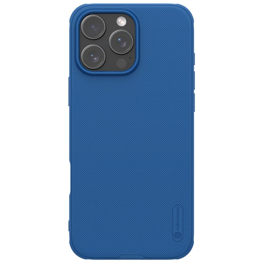 For iPhone 16 Pro Max NILLKIN Frosted Shield Pro PC + TPU Phone Case(Blue) - iPhone 16 Pro Max Cases by NILLKIN | Online Shopping South Africa | PMC Jewellery | Buy Now Pay Later Mobicred