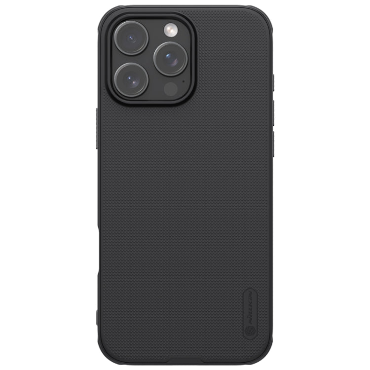 For iPhone 16 Pro NILLKIN Frosted Shield Pro PC + TPU Phone Case(Black) - iPhone 16 Pro Cases by NILLKIN | Online Shopping South Africa | PMC Jewellery | Buy Now Pay Later Mobicred