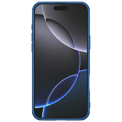 For iPhone 16 Pro NILLKIN Frosted Shield Pro PC + TPU Phone Case(Blue) - iPhone 16 Pro Cases by NILLKIN | Online Shopping South Africa | PMC Jewellery | Buy Now Pay Later Mobicred