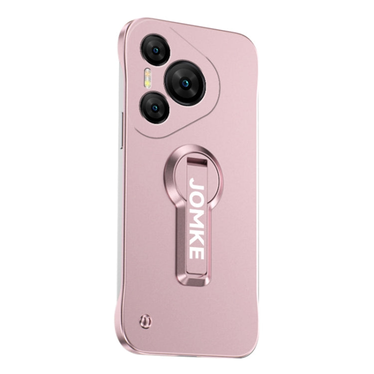 For Huawei Pura 70 Baking Varnish 360 Rotate Holder No Frame PC Phone Case(Pink) - Huawei Cases by PMC Jewellery | Online Shopping South Africa | PMC Jewellery | Buy Now Pay Later Mobicred