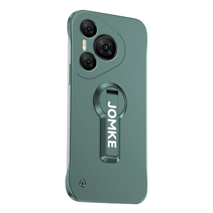 For Huawei Pura 70 Pro Baking Varnish 360 Rotate Holder No Frame PC Phone Case(Green) - Huawei Cases by PMC Jewellery | Online Shopping South Africa | PMC Jewellery | Buy Now Pay Later Mobicred