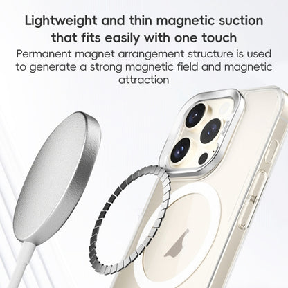 For iPhone 16 Plus ZGA Magsafe Clear PC Tempered Glass Phone Case(Transparent) - iPhone 16 Plus Cases by ZGA | Online Shopping South Africa | PMC Jewellery | Buy Now Pay Later Mobicred